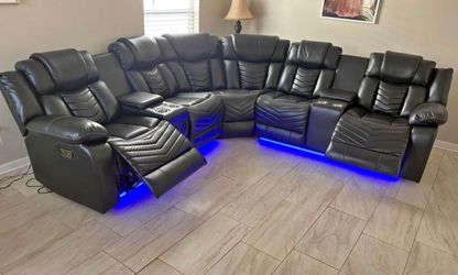 Power recliner sectional Sofa