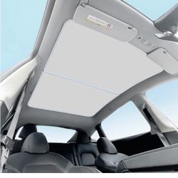 Model Y Sunshade Roof Window Insulation UV Rays Protection Sun Shade for Tesla Model Y Heat Blocking Shades Shading Rate 99%