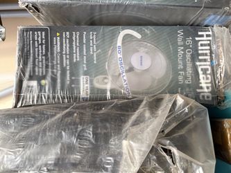 Hurricane 16" Oscillating Wall Mount Fan