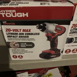 20-Volt Max Lithium Ion Cordless Impact Driver 