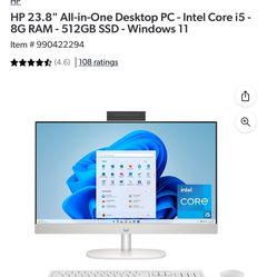 Desktop Computer HP All In One