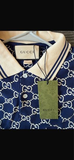 Gucci embroidered polo shirt size XL