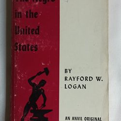 The Negro in the United States by Rayford W. Logan 1957 Paperback