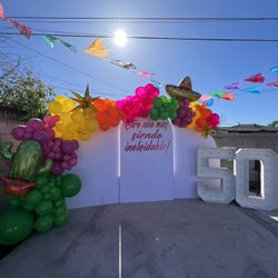 Fiesta Theme Balloon Decor