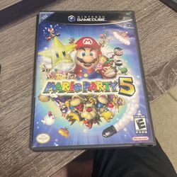 Mario Party 5 (Nintendo Gamecube) Complete With Inserts - Tested - Authentic