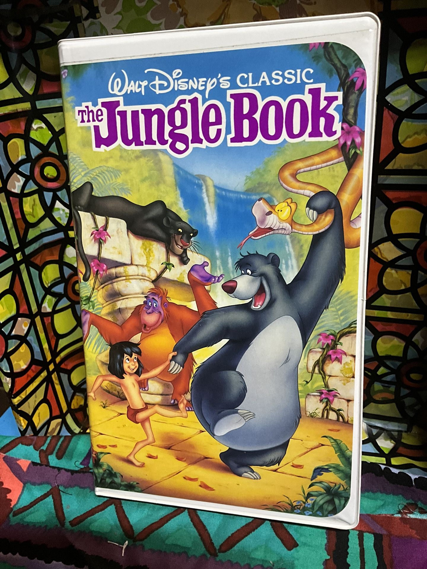 RARE 1991 The Jungle Book, Walt Disney Classic, Black Diamond VHS cassette tape, 1122