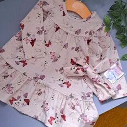 Baby Girl 3-6 Months BNWT Name It Supersoft Dress Set