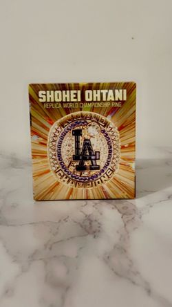 SHOHEI OHTANI RING BACK TO BACK 2024 2025