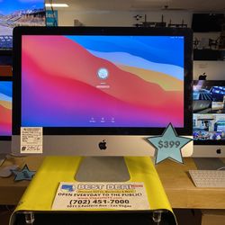 21.5” Apple iMac Desktop Computer - 2.8GHz Quad Core i5 - 8GB of RAM - 1TB HDD - 2018