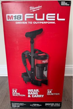 Milwaukee M18 FUEL 18-Volt Lithium-lon Brushless 1 Gal. Cordless 3-in-1 Backpack Vacuum (Vacuum-Only)