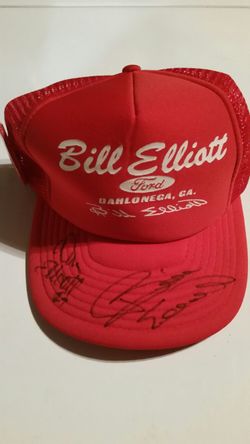 Bill Elliott Autographed Hat 