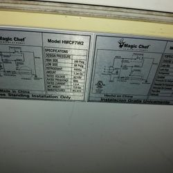 Freezer Marca Magic Chef 