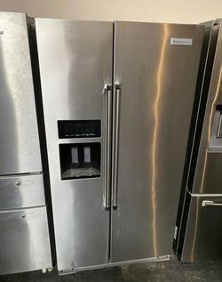 KitchenAid Side by Side Refrigerator Stainless Steel