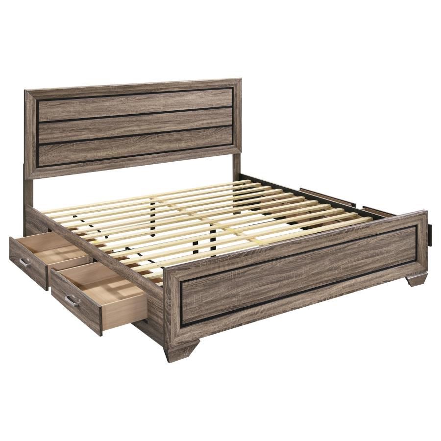 Grand Opening Sale ‼️ Storage Panel Bed Washed Taupe