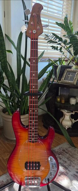 Musicman sterling ray34 BASS upgraded with gigbag