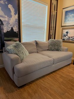Z Gallerie Stella Cloud Like Comfy Sofa **Free Local Delivery**