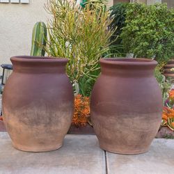 Clay pots