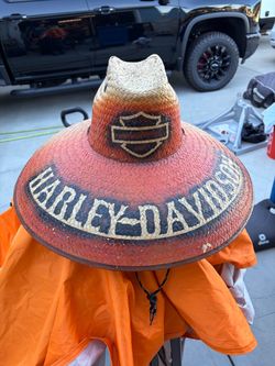 Harley Davidson Straw Hat