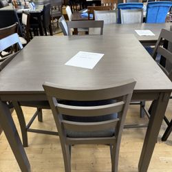 5 Piece Dining Set( Counter Height Set) On Sale