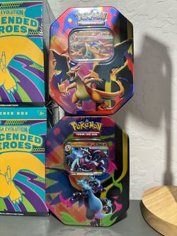 Mega Charizard Y & Mega Charizard X tin two pack