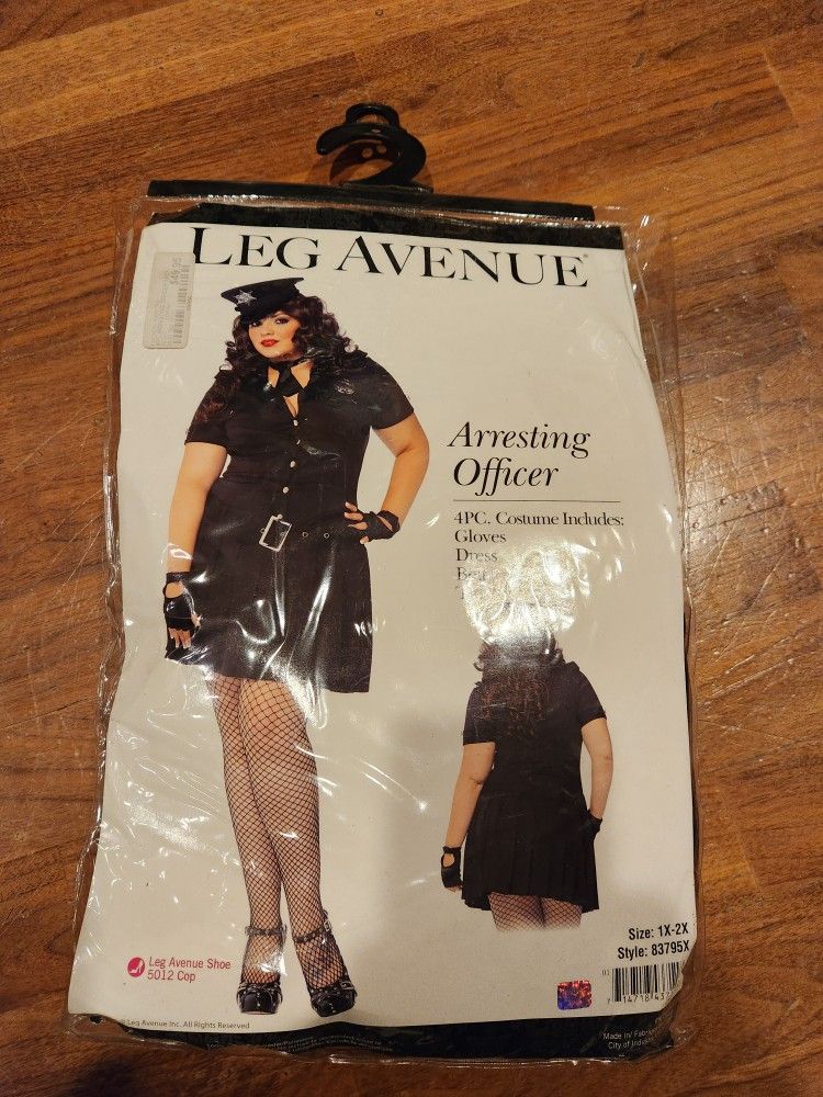 Womens Arresting Officer Uniform Costume Set
