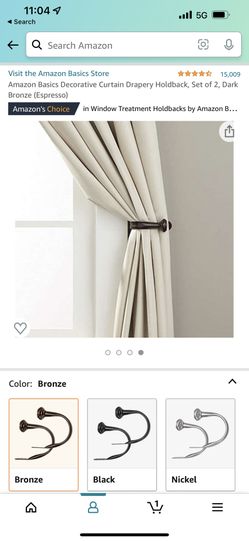 Expresso Curtain Holdback