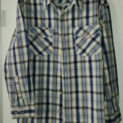 Duluth Trading Men's Plaid Shirt Size Large EUC $29