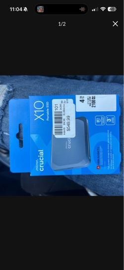 4TB SSD Crucial X10