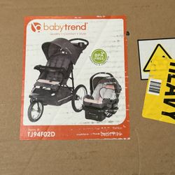 Baby Trend Expedition® Jogger Travel System with EZ-Lift™ Infant Car Seat, Dash Pink