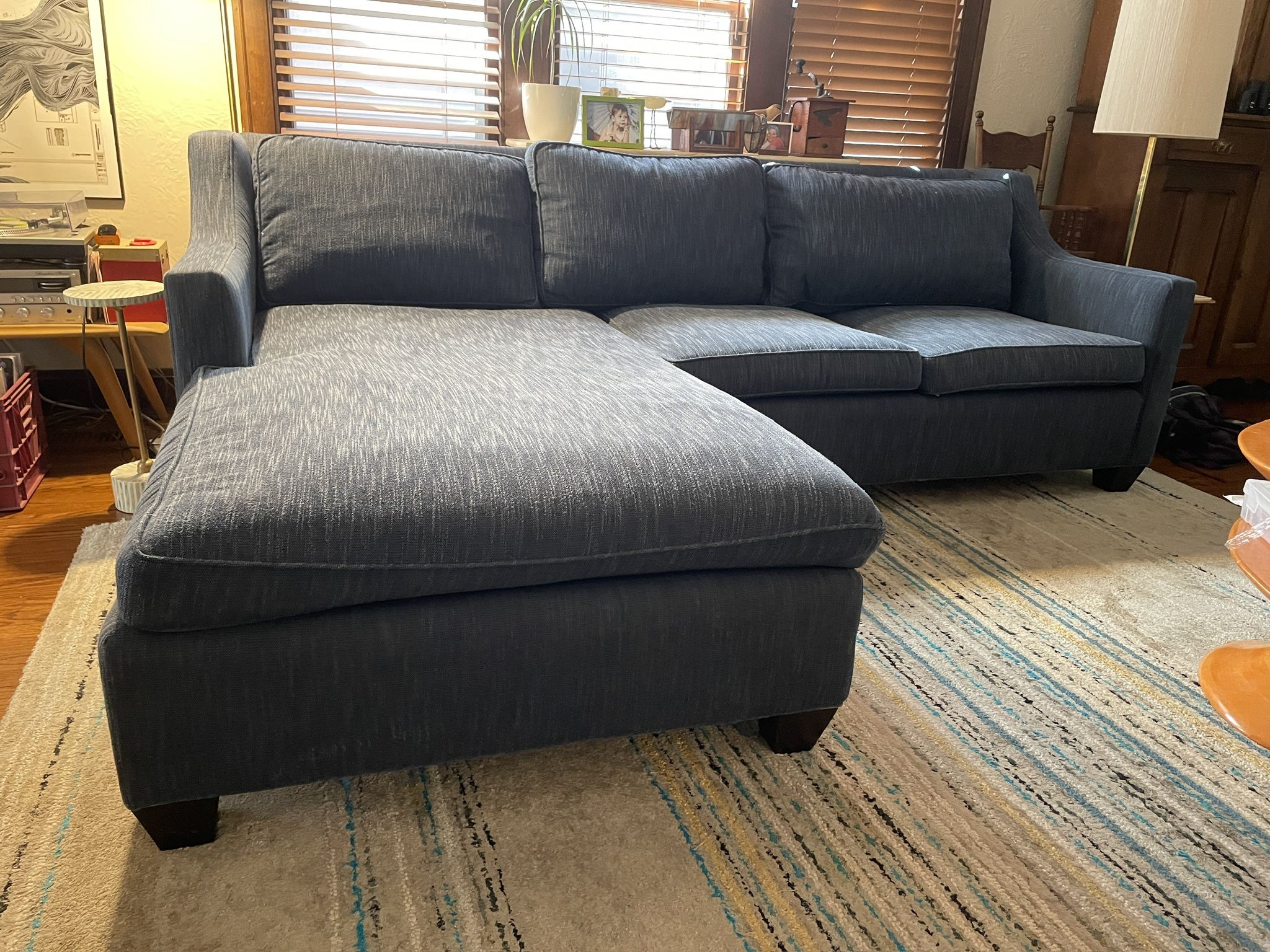 J Bertram Sofa - Two Piece Sectional Love Seat And Chaise