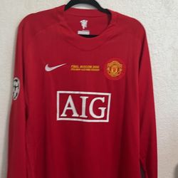 Manchester United Scholes 18 Jersey 2008 UCL Final 1(XL 1(2XL,  5/1