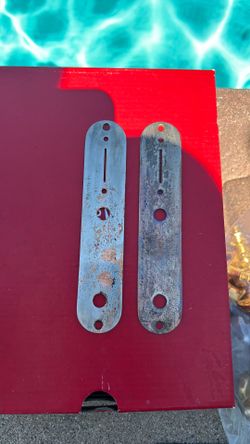 Fender telecaster relic control plates