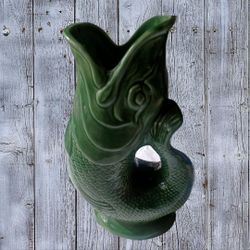 Dartmouth Devon Gurgling Ceramic Fish Vase