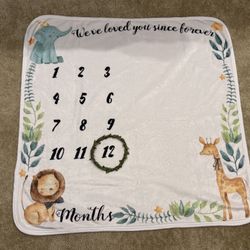 Baby Milestone Blanket For Photos
