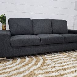 Modern Actoma Dark Charcoal Sofa – Excellent Condition