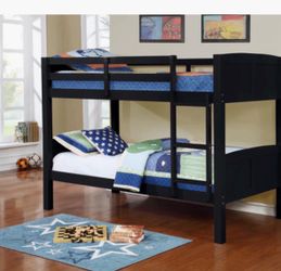 Bunk Bed twin and twin not including mattress and trundle