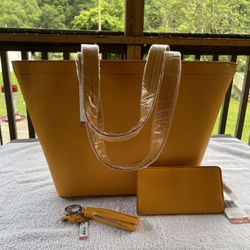 Vera bradley faux Leather Tote Bundle