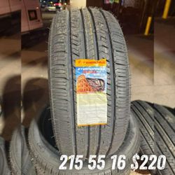 New Tires 215//55//16 All 4 220 New 
