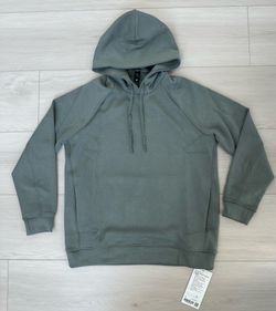 NEW Lululemon Smooth Spacer Classic-Fit Pullover Hoodie Willow leaf green sz S