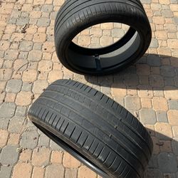 Tesla Y Tires - 1 Front & 1 Rear