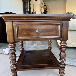 Brown Wooden End Table