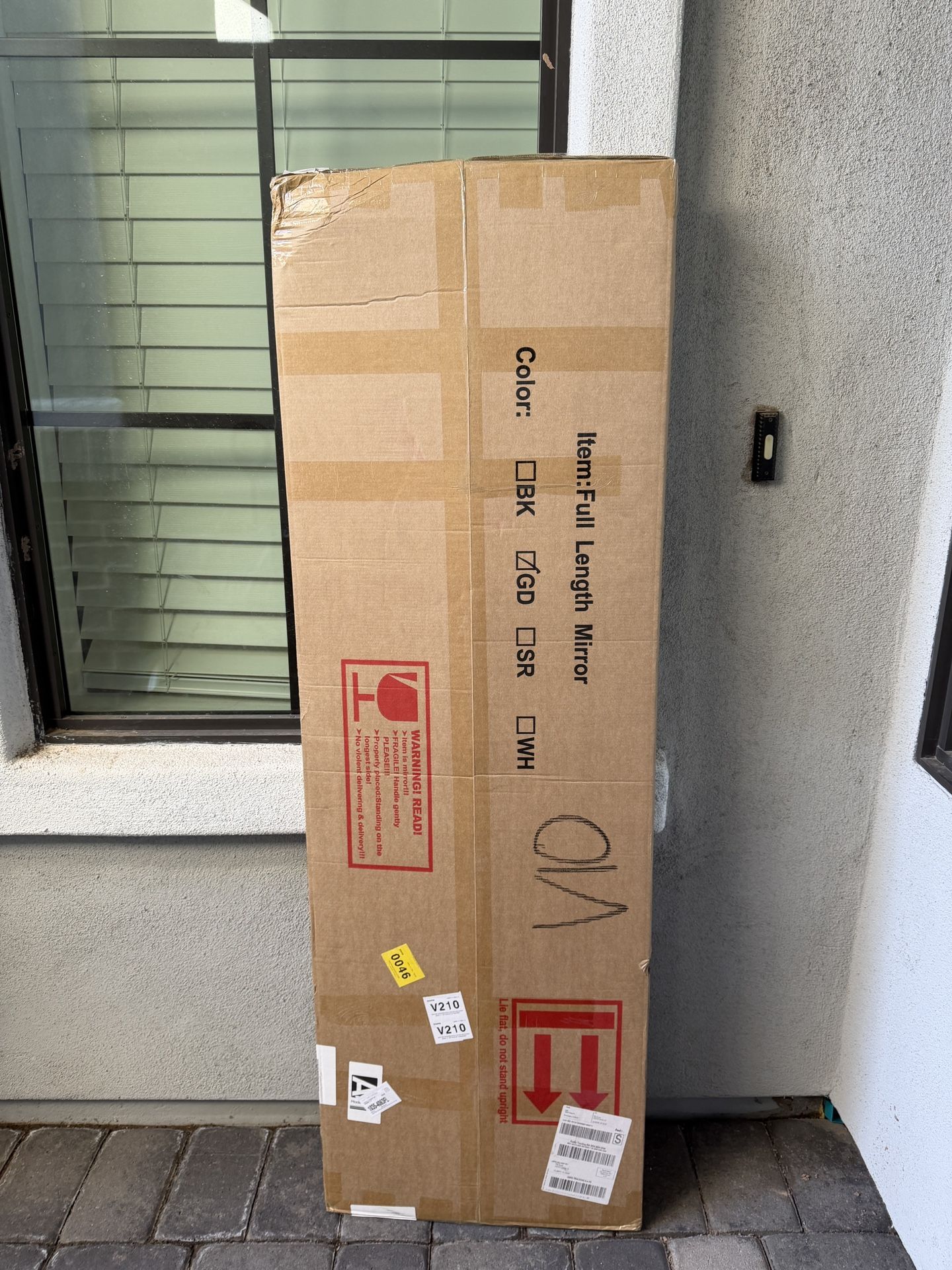 Full length Body Mirror Gold