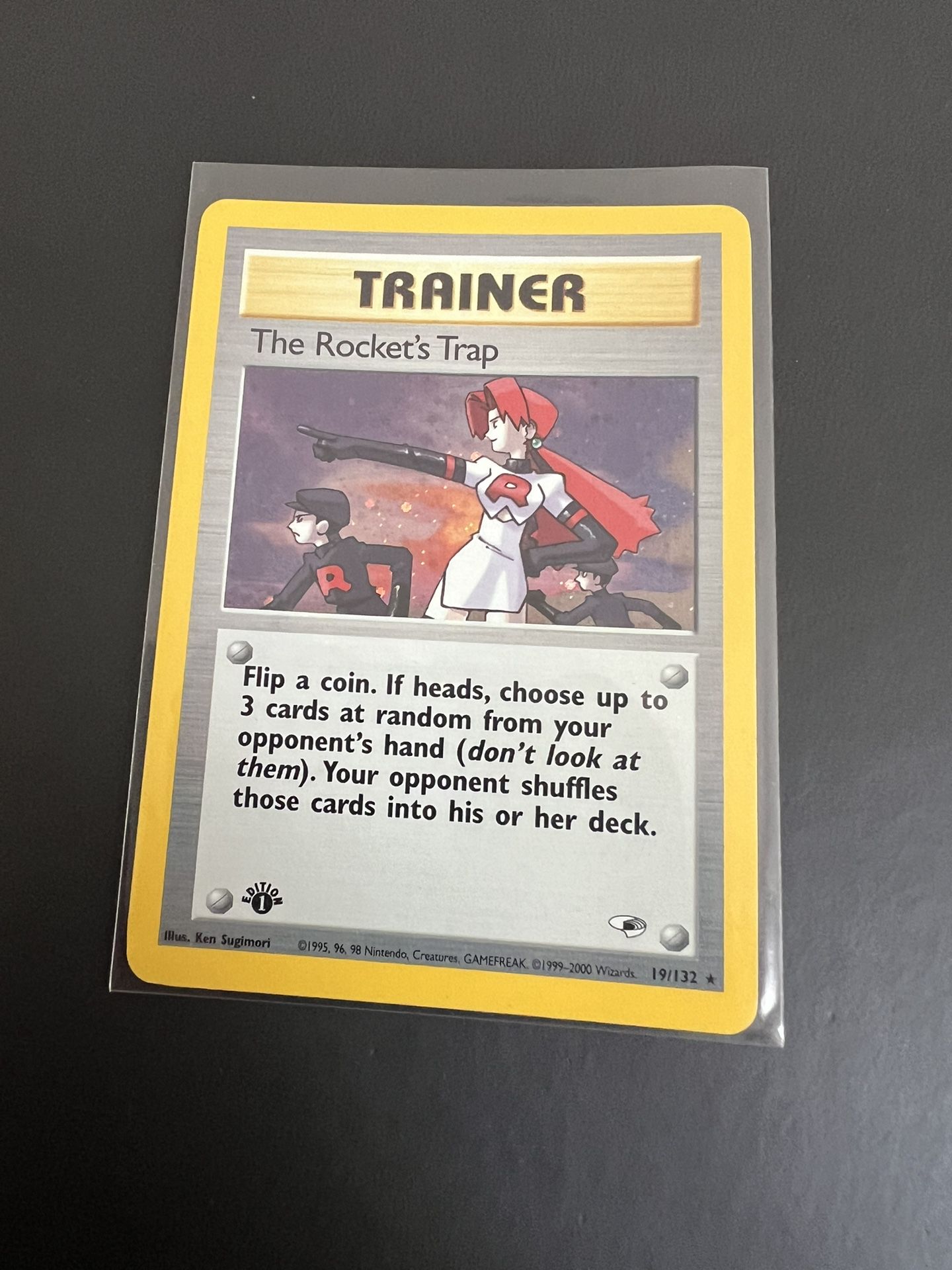 Pokemon Trainer First Edition The Rockets Trap 