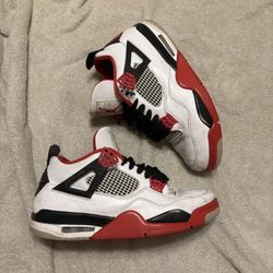 Fire Red Jordan 4s