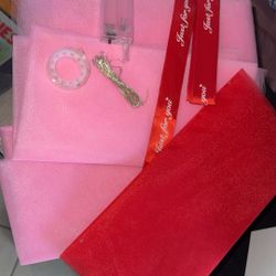 Pink And Red Craft Material Tulle Fabric 