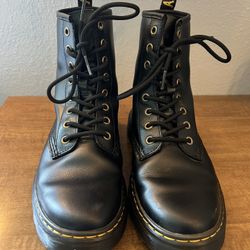 Dr. Martens - Black Zavala Combat Boots - US W Size 8 