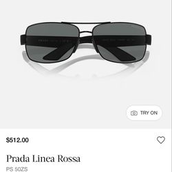 Men’s Prada sunglasses, Linea Rossa