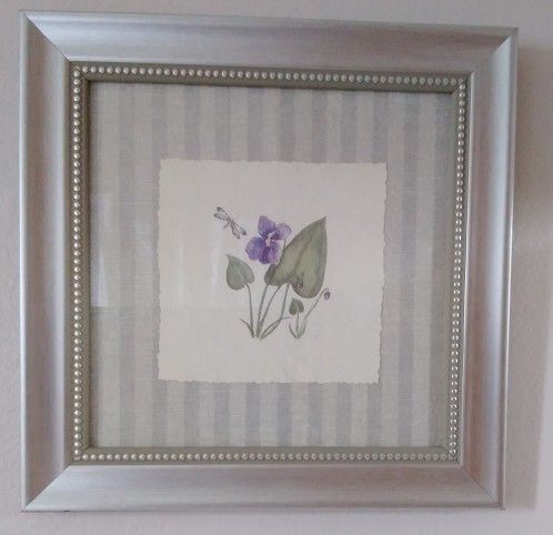 Wall Art - Framed Watercolor On Parchment 