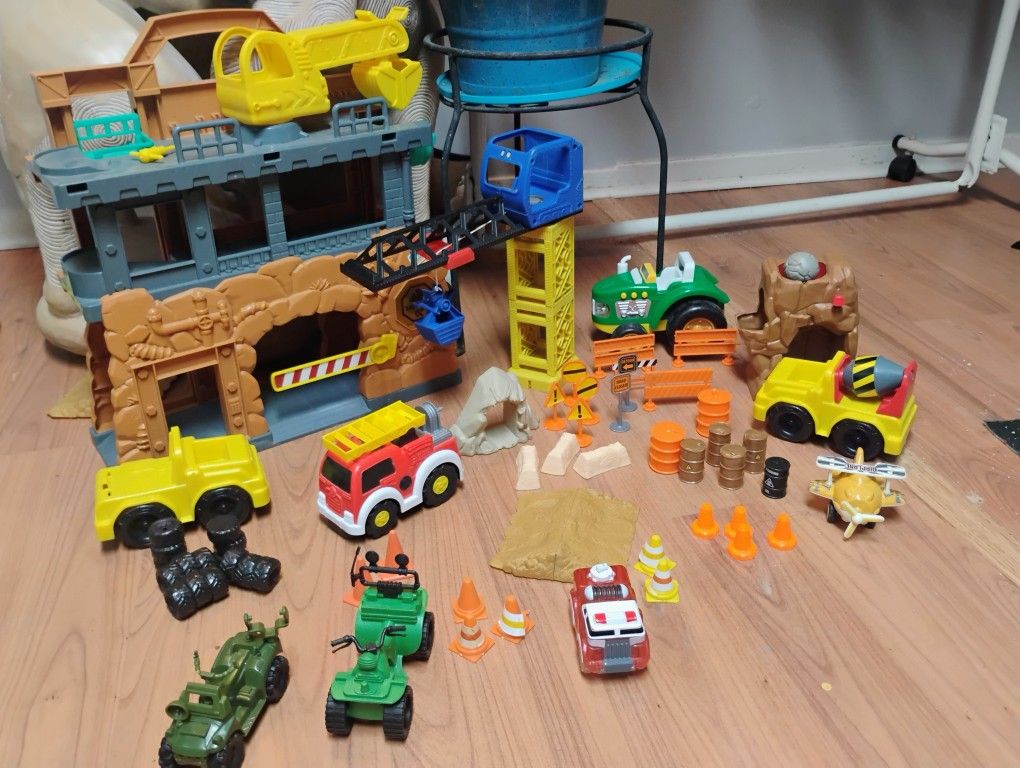Kids Construction Vehicle Play Set
