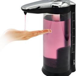 Automatic Soap Dispenser Touchless. Large 22oz Dual Wall Mountable or Countertop Liquid Hand Soap Dispenser for Kitchen Sink. Automatic Soap Dispenser